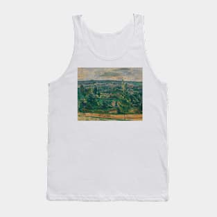 Landscape Near Melun by Paul Cezanne Tank Top